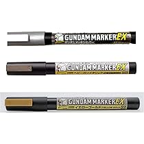 Amazon.co.jp: ガンダムマーカーEX 3本セット (メッキ,ガンメタ