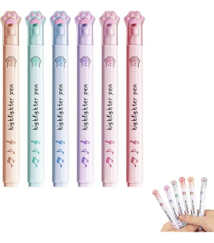 Amazon.co.jp: SKKSTATIONERY ミニ蛍光ペン キーリング付き 36本