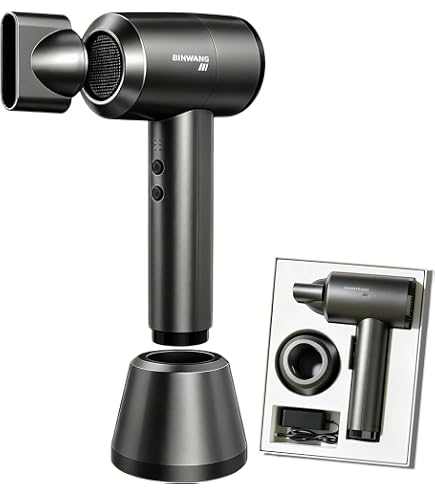 Amazon | funks リフワ コードレス ドライヤー 充電式 温風 熱風