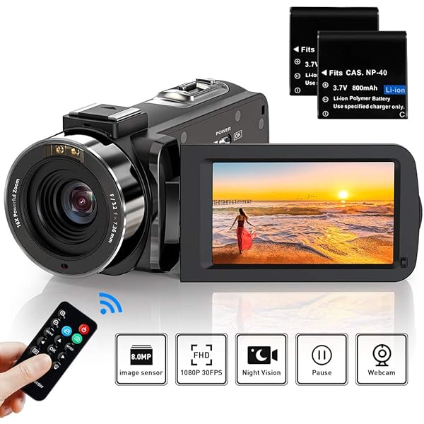 Amazon Canon デジタルビデオカメラ Ivis Hf M52 レッド 光学10倍ズーム フルフラットタッチパネル Ivishfm52rd ビデオカメラ 通販