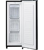 Amazon | [山善] 冷凍庫 70L 右開き YF-SU70(B) ブラック 一人暮らし