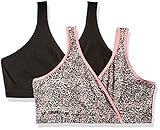 Leading Ladyレディースマタニティ授乳にスリープブラ( Pack of 2 ) US サイズ: 3L カラー: ブラック