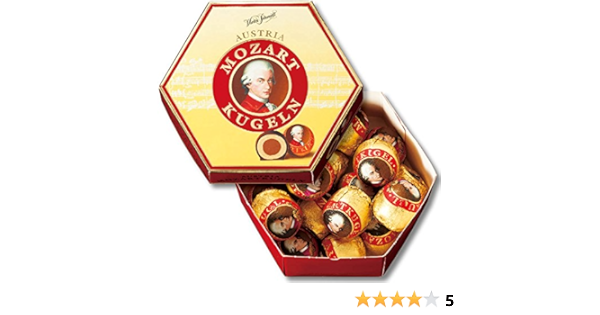 Amazon オーストリア 土産 モーツァルト クーゲルチョコレート 1箱 海外旅行 オーストリア お土産 おみやげ宅配便 ナッツ チョコレート 通販