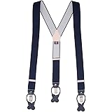 [Y&TAILOR] ALBERT THURSTON アルバートサーストン サスペンダー ネイビー 無地