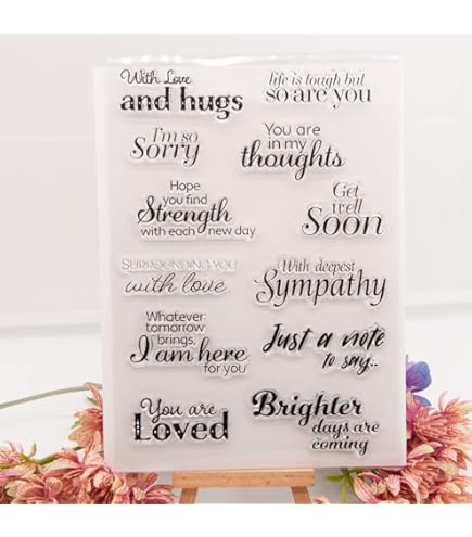 Amazon.co.jp: DzIxY Thank Words クリアスタンプとメタルカッティング