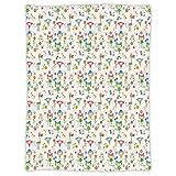 Super Soft Throw BlanketカスタムデザインCozy Fleece Blanket、レインボー、垂直対角とCrosswise線レインボーカラー幾何学図形パターンアート、マルチカラー