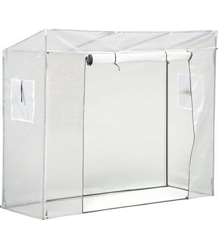 Amazon.co.jp: JvFun ビニールハウス ビニール温室 大型 2枚カバー付き