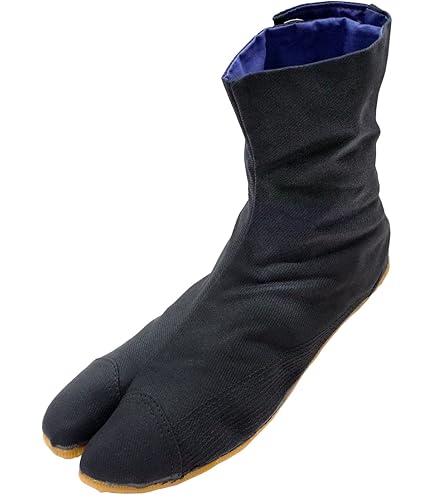 Amazon.co.jp: 【2足組】きねや無敵地下足袋 青縞7枚 藍染 総二重縫