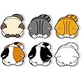 Amazon Co Jp ごめん寝猫 かわいいネコのイラスト 柄 吹き出し選択 防水仕様 看板標識のsignstore製品 安心の日本製 6匹セット 小 文房具 オフィス用品
