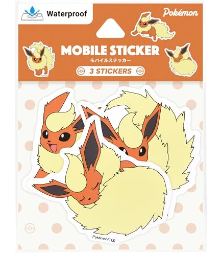 Amazon | グルマンディーズ ポケットモンスター モバイルステッカー