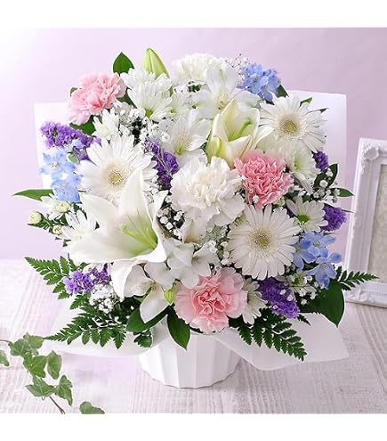 Amazon.co.jp: 沖縄 琉球ガラス 朝顔 花 アレンジメント 沖縄工芸品