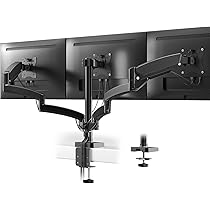 Amazon.co.jp: ACCURTEK PC モニターアーム 3画面 17-27インチ 耐荷重