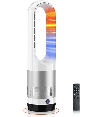 Amazon | 【2025新型冷暖房兼用・羽根なし】扇風機タワーファン8段送風