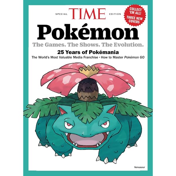 Time Pokemon Magazine Year 2025 (Covers Vary) - Wall Periodicals