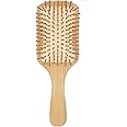 髪質改善パドルブラシ 竹製ヘアケア 頭皮マッサージ 美髪ケア ヘアブラシ