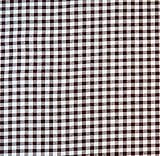 SheetWorld Fitted Pack N Play (Graco Square Playard) Sheet - Brown Gingham Check - Made In USA by sh