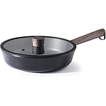 Amazon | SENSARTE 深型フライパン 28cm 蓋付き ノンスティック加工 IH