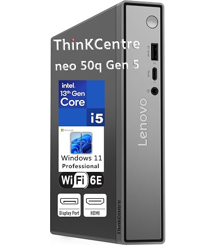 Lenovo ThinkCentre neo 50q Gen 5 Tiny Desktop, Intel Core i5