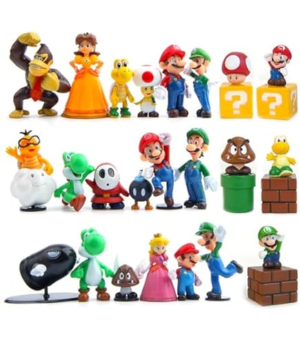 Amazon.co.jp: スーパーマリオ 2.5インチ ミニアクション