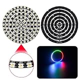 MOKUNGIT WS2812B 93 Leds Ring 5050 RGBW 6500K LED Ring Lamp Light with Integrated Driver DC5V [並行輸入品