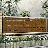 『店長おすすめ！』　YKK ap　ルシアスフェンスF04型　本体　T120　『アルミフェンス　柵』　2017年6月から新仕様 　ショコラウォールナット／カームブラック