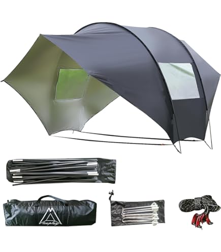 たわMOBI GARDEN タープアーチ型 6-8人用 5000ｍｍ耐水圧 Amazon | MOBI GARDEN タープ | MOBI GARDEN | タープ