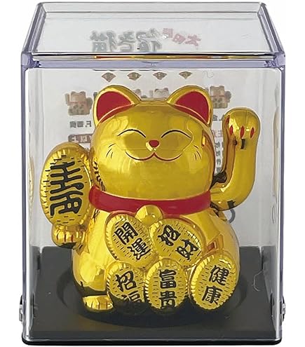 Amazon.co.jp: 輪葉葉 WAHAHA 招き猫 湯布院 ほてい猫 ねこ 縁起物