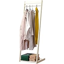 【新着商品】萩原(Hagihara) ハンガーラック アイボリー ワイド 幅50 Amazon.co.jp: 萩原(Hagihara) ハンガーラック アイボリー【天然木使用