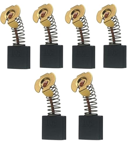 DeWalt Power Tool Carbon Motor Brushes - 4-Piece Set Compatible With Multiple Saw Models