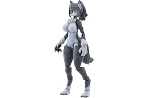 青島文化教材社(AOSHIMA) No.KP-03R けもプラ ハイイロオオカミ nonスケール PS&ABS&PVC製 プラモデル