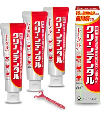 Amazon | 第一三共ヘルスケア ペースト 薬用歯磨き クリーンデンタル F