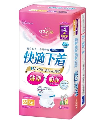 Amazon | リフレ はくパンツ ジュニア SSサイズ 20枚×4袋 紙おむつ