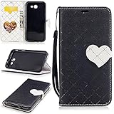 Aireratze(TM) Samsung Galaxy J3 2017 ケース　PU　手帳型　携帯電話用 [USBケーブルは無料です]　カバー カード収納ポケット付き　マグネット式　ストラップ付き　