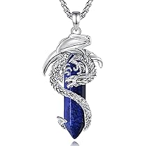 Amazon | AEONSLOVE ドラゴンネックレス レディース メンズ