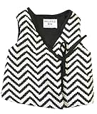 (ラボーグ)La Vogue ベビー服 キッズ 中綿 ベスト トップス 可愛い コート チョッキ アウター 秋冬 子供服 女の子 男の子 厚手 防寒 綿服 ブラック 100cm