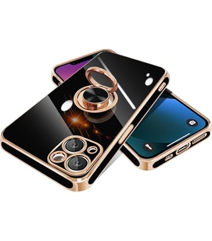 Amazon.co.jp: iPhone 13 用 ケース リング付き クリア 耐衝撃