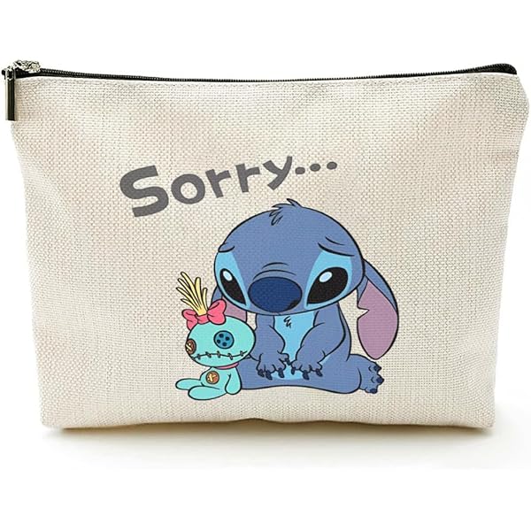Amazon.co.jp: 化粧ポーチ Stitch スティッチ 収納袋2点セット
