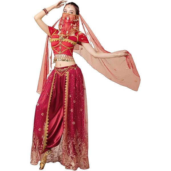 Amazon.co.jp: [SWETU] 女子プロベリーダンス衣装ボリウッド