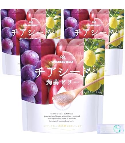Amazon.co.jp: Costco Chia Seed Konjaku Jelly, 60 Pieces : Food
