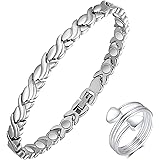 Vicmag Bracelet for Women Titanium Steel Brasalete, Jewelry Gift with Adjustment Tool