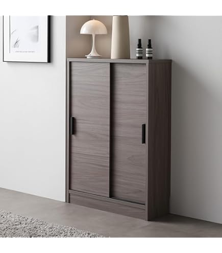 Amazon｜IKEA/イケア HAUGA/ハウガ：ハイキャビネット 扉2枚