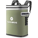 ROCKBROS(ロックブロス)クーラーボックス 保冷バッグ リュック型 ソフトクーラー 高保冷力 大容量 軽量 防水 キャンプ 釣り 花火 バーベキュー ピクニック
