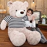 NANYONGYUぬいぐるみ クマ ぬいぐるみ 特大 巨大ぬいぐるみ クマ 抱き枕 バレンタイン クリスマス ぬいぐるみ くま 人気 特大熊のぬいぐるみ タイプ BEAR 大きなクマ ぬいぐるみ くま ぬいぐるみ 1.2m テディベア テディ ビッグ ベア 人形(120cm, I)