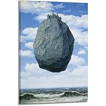 ルネ・マググリッド ピレネーの城 ジークレー Amazon.co.jp: René Magritteルネ・マグリットアートワーク