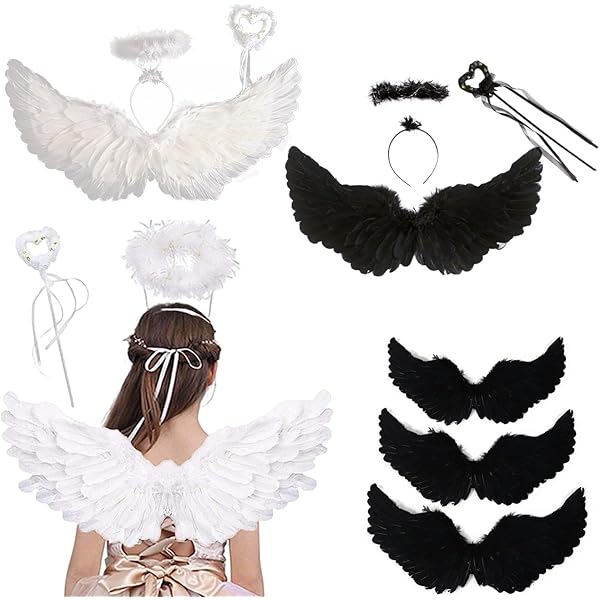 Amazon.co.jp: Getrays 子供 カラフル 天使の翼、 60cm x 35cm 羽根