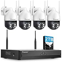 Amazon.co.jp: Jennov 防犯カメラ 屋外 800万画素NVR対応 4台セット AI