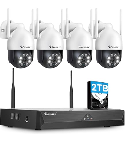 Amazon.co.jp: 【500万画素・360°PTZ機能搭載】BNT ワイヤレス 防犯