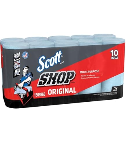 Amazon.co.jp: Scott スコット ショップタオル ブルー 55枚 x 10