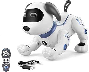 21春夏 スタントドッグ ロボット犬 ペットロボット ロボットおもちゃ 日本語説明書 英語指示 知育玩具 クリスマス プレゼント 家族 癒し 犬型ロ 未使用