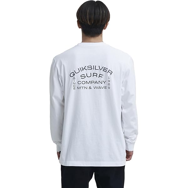 クイックシルバー（Quiksilver）（メンズ）QS HISTORY 長袖 Tシャツ 24FWQLT244033WHT |  スポーツ用品はスーパースポーツゼビオ [クイックシルバー] ストリートウェア 手描き風ロゴプリント レギュラーフィット 長袖Tシャツ メンズ